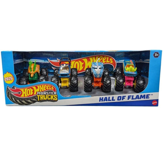 Hot Wheels Monster Trucks 4 Pack - Hall of Flame
