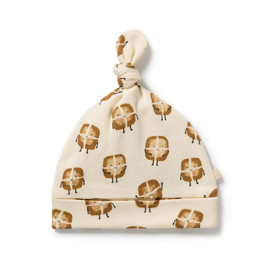 Knot Hat - Hot Cross Buns