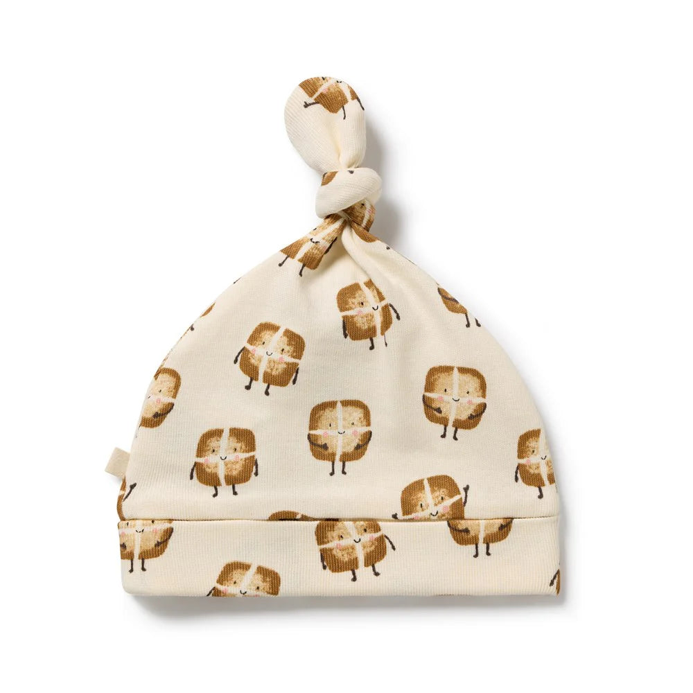 Knot Hat - Hot Cross Buns