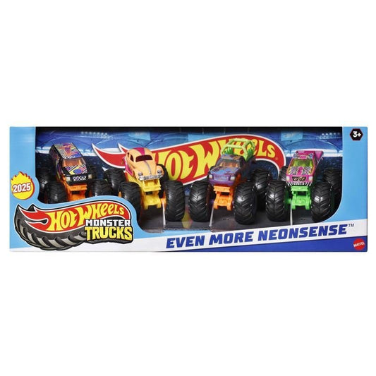 Hot Wheels Monster Trucks 4 Pack - Even More Nonsense