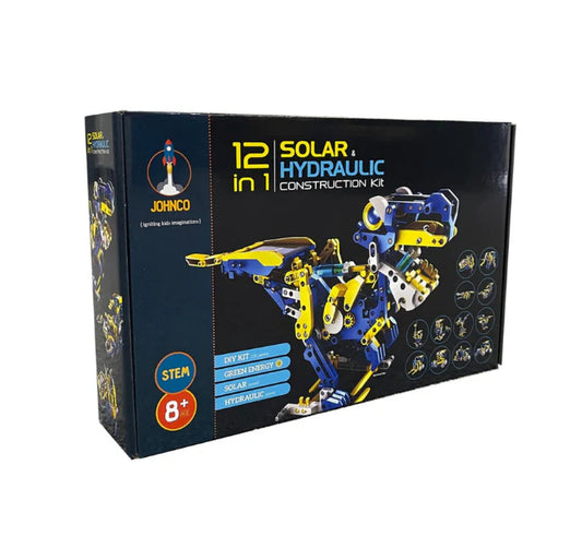 12 in 1 Solar and Hydraulic Construction Kit