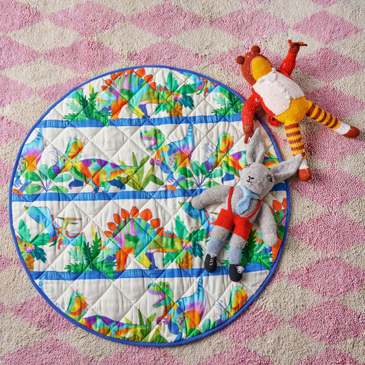 Quilted Baby Play Mat - Dino Safari