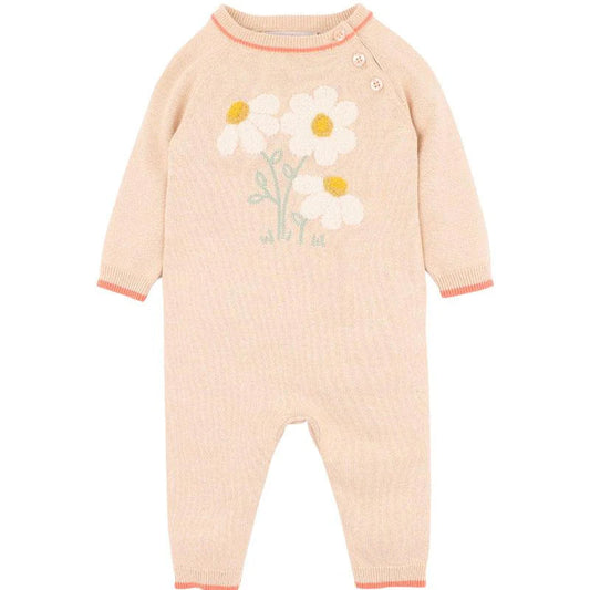 Knitted Romper - Botanica Flowers