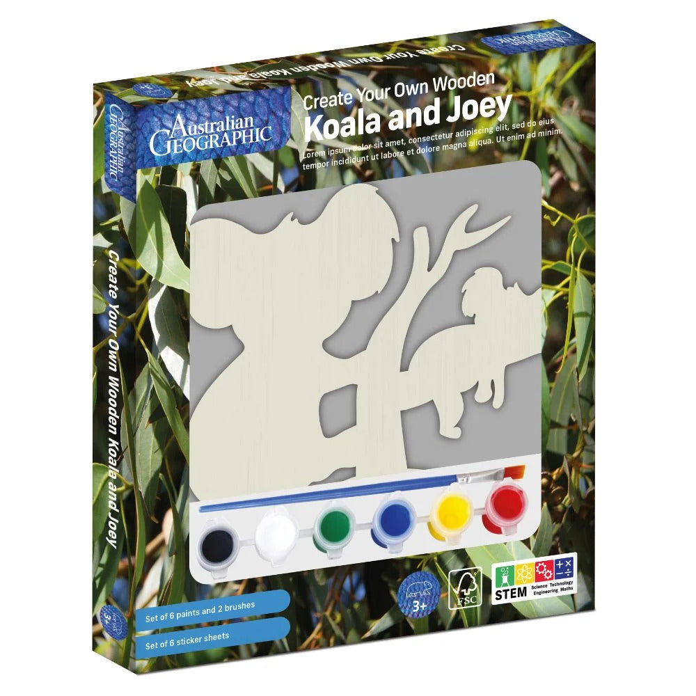 Create Your Own Wooden - Koala and Joey