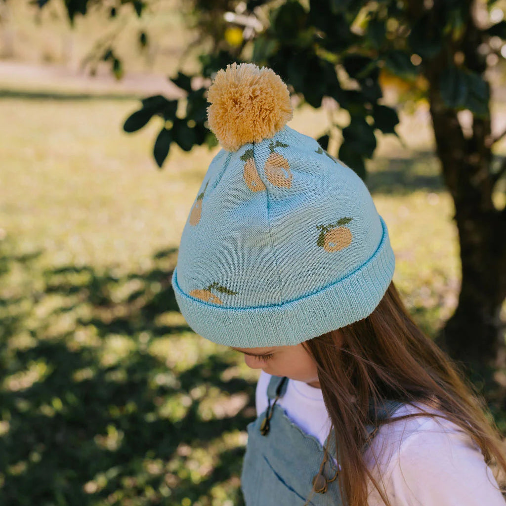 Lemon Merino Beanie