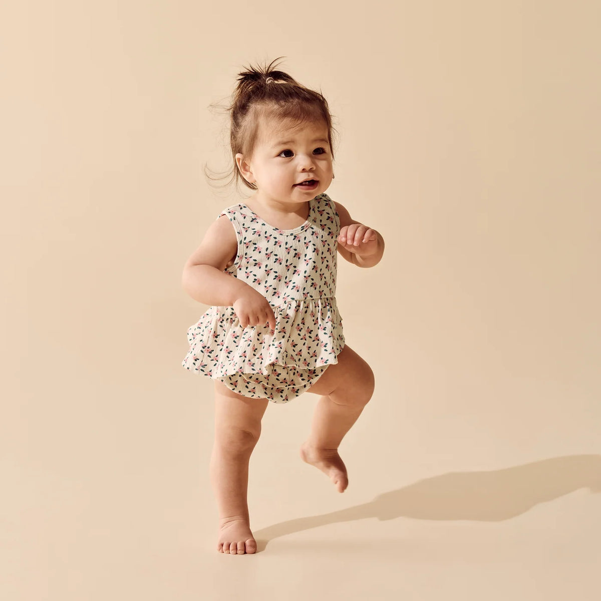 Little Blossom Organic Crinkle Ruffle Set
