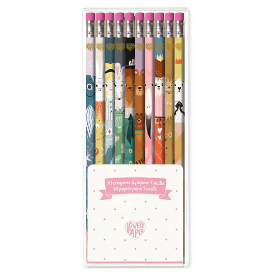 Lucille Set of 10 Pencils