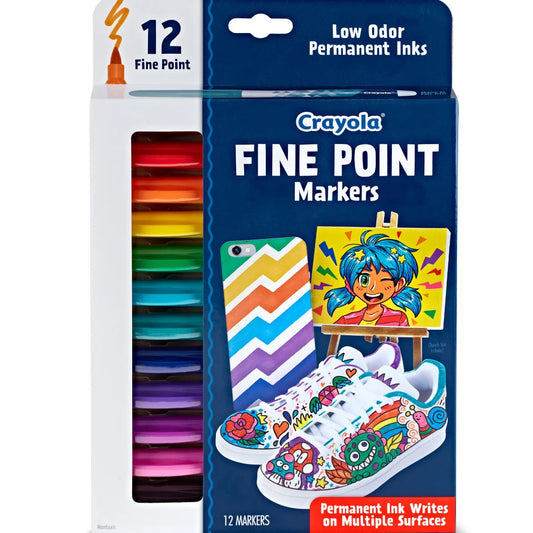 Crayola Fine Point Markers 12 Pack