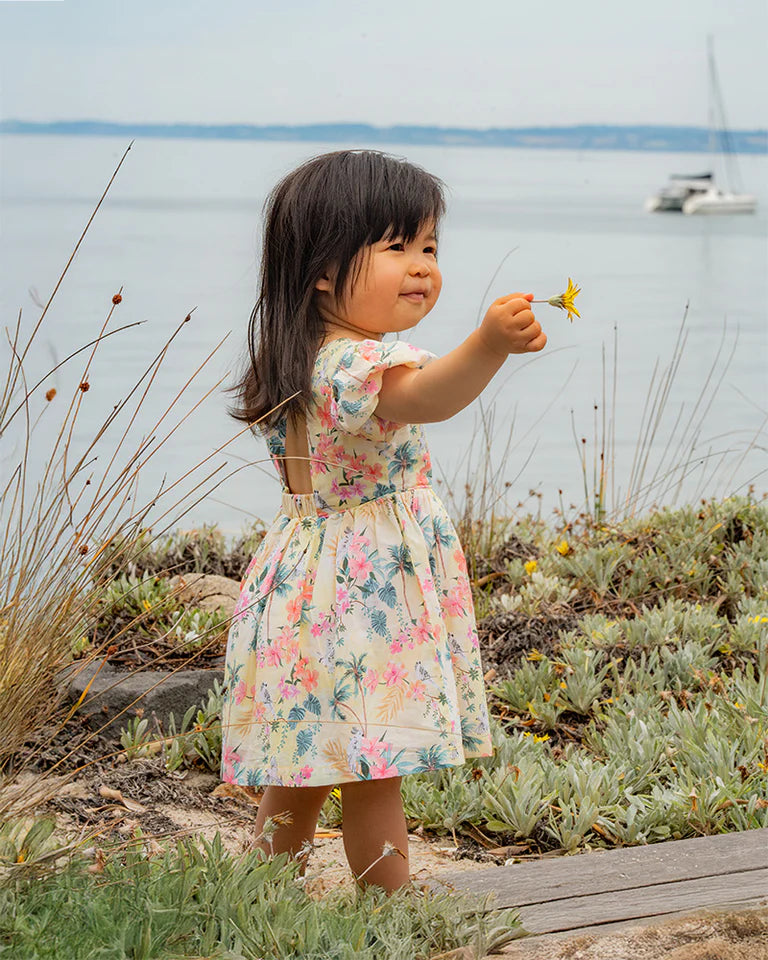 Milana Yellow Resort Sundress - Milana Yellow Print