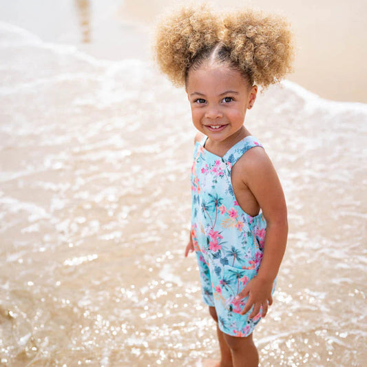 Milana Blue Resort Playsuit - Milana Print Blue