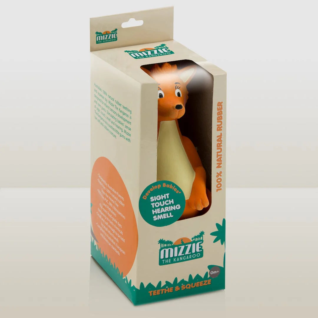 Mizzie The Kangaroo - Rubber Teething Toy