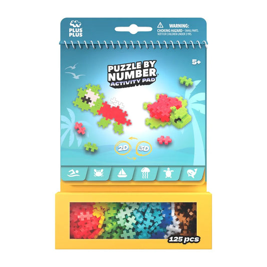 Puzzle By Number Activity Book - Ocean