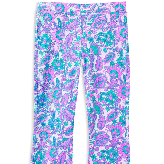 Paisley Bloom Flared Legging