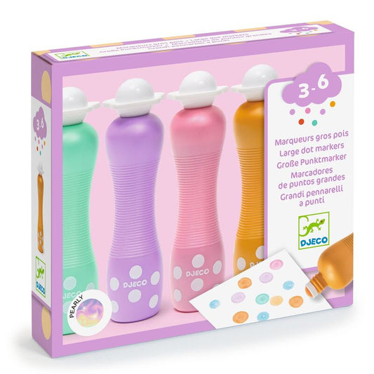 Pearl-Effect Foam Markers 4 Pack