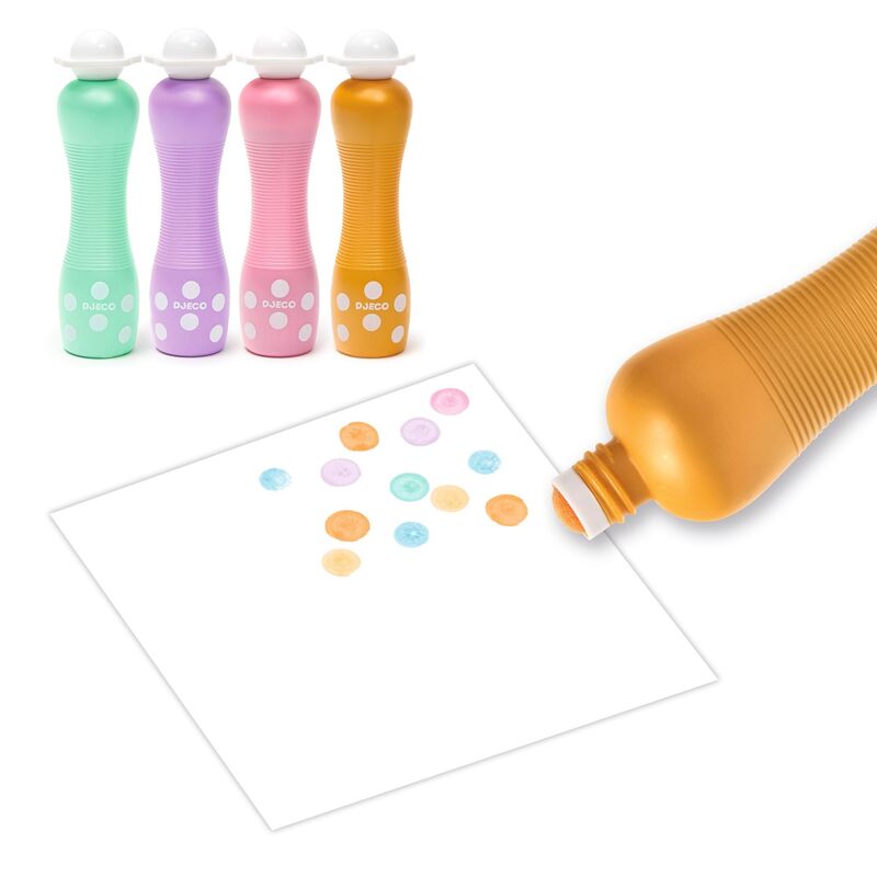 Pearl-Effect Foam Markers 4 Pack