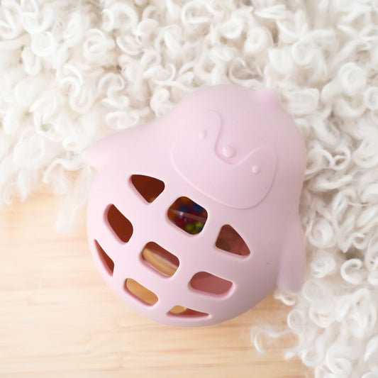 Silicone Penguin Rattle
