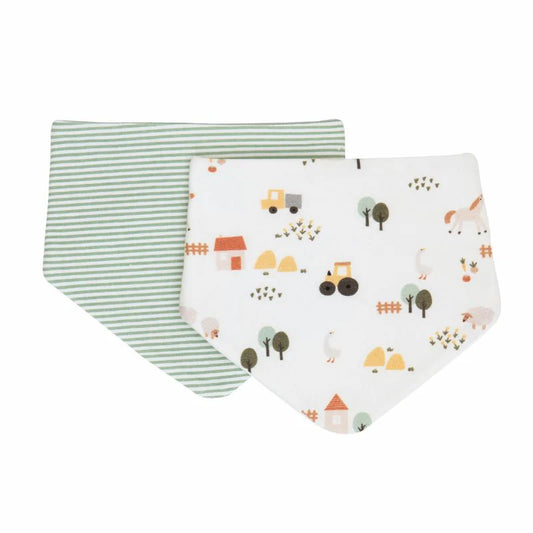 2-Pack Reversible Bandana Bibs