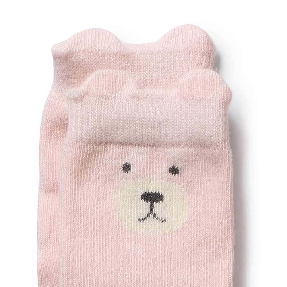 4 Pack Organic Baby Socks - Plum, Strawberry Cream, Lilac, Buttermilk