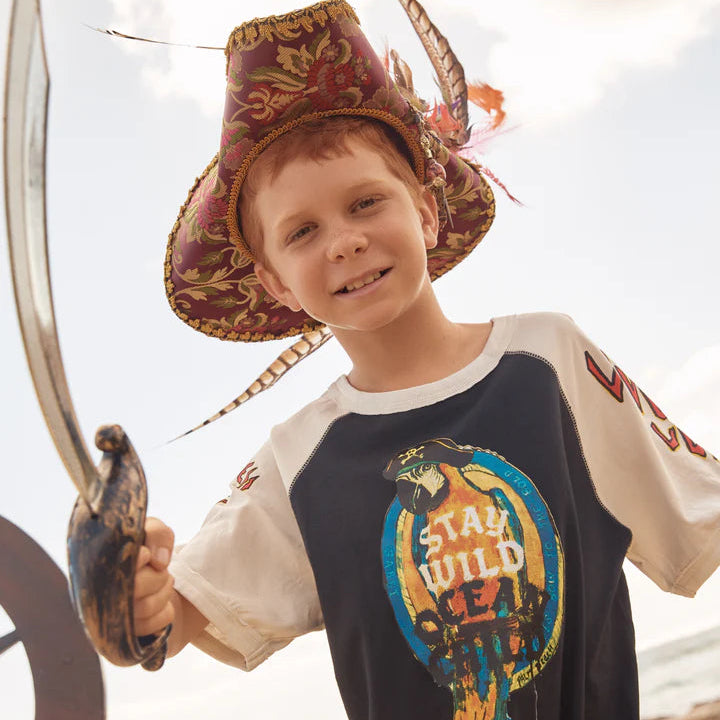 The Stay Wild Raglan Tee - Kids