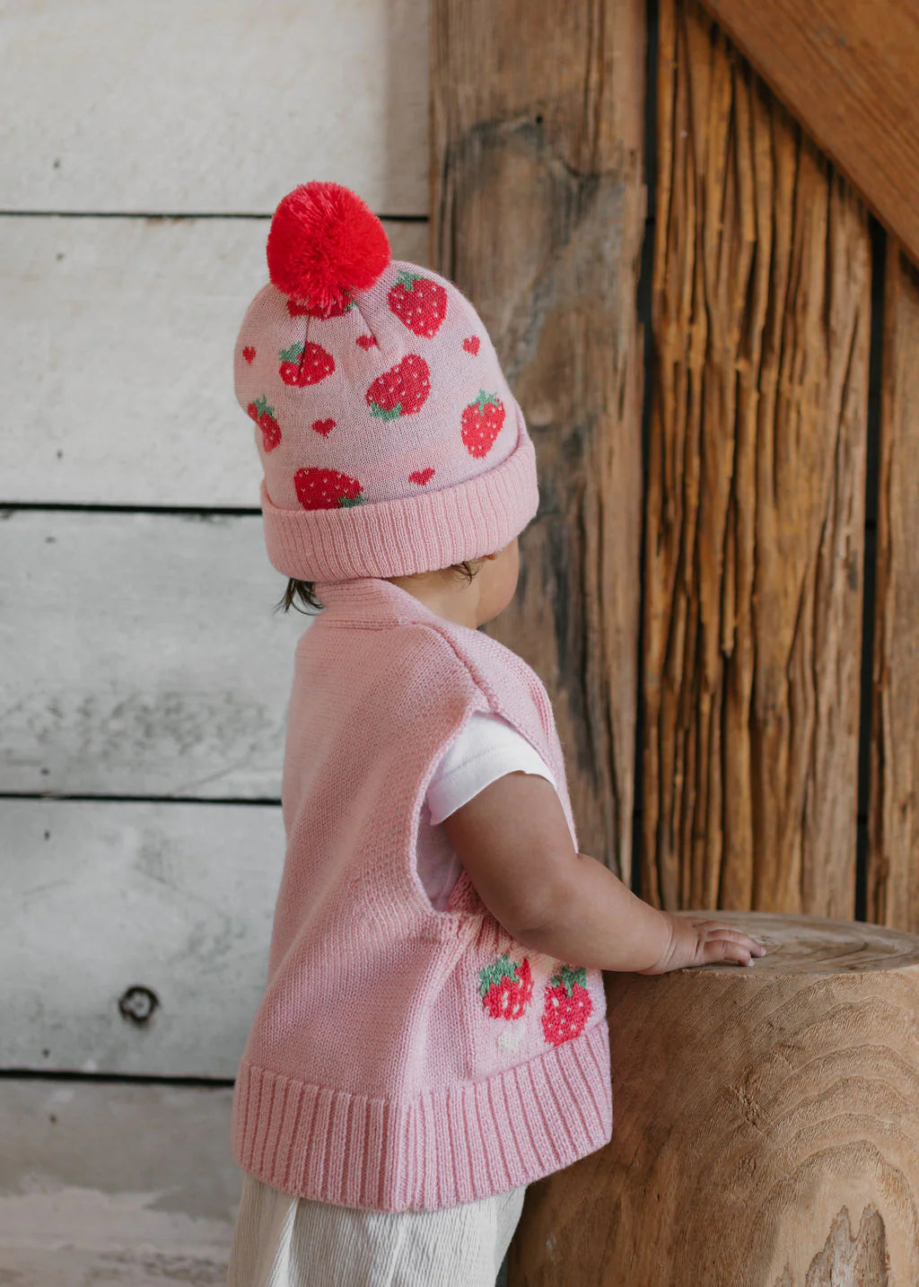 Strawberry Fields Merino Beanie