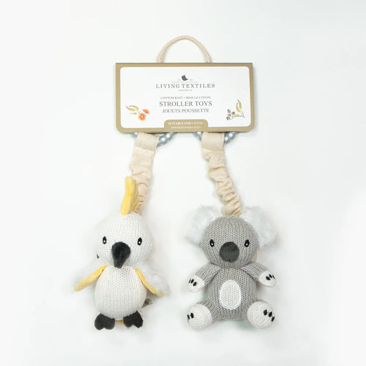2pk Stroller Toy - Wombat and Platypus