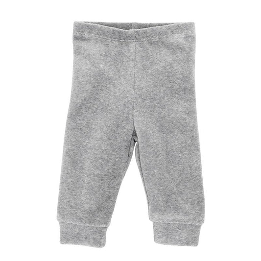 Tiger Velour Leggings - Grey Marl