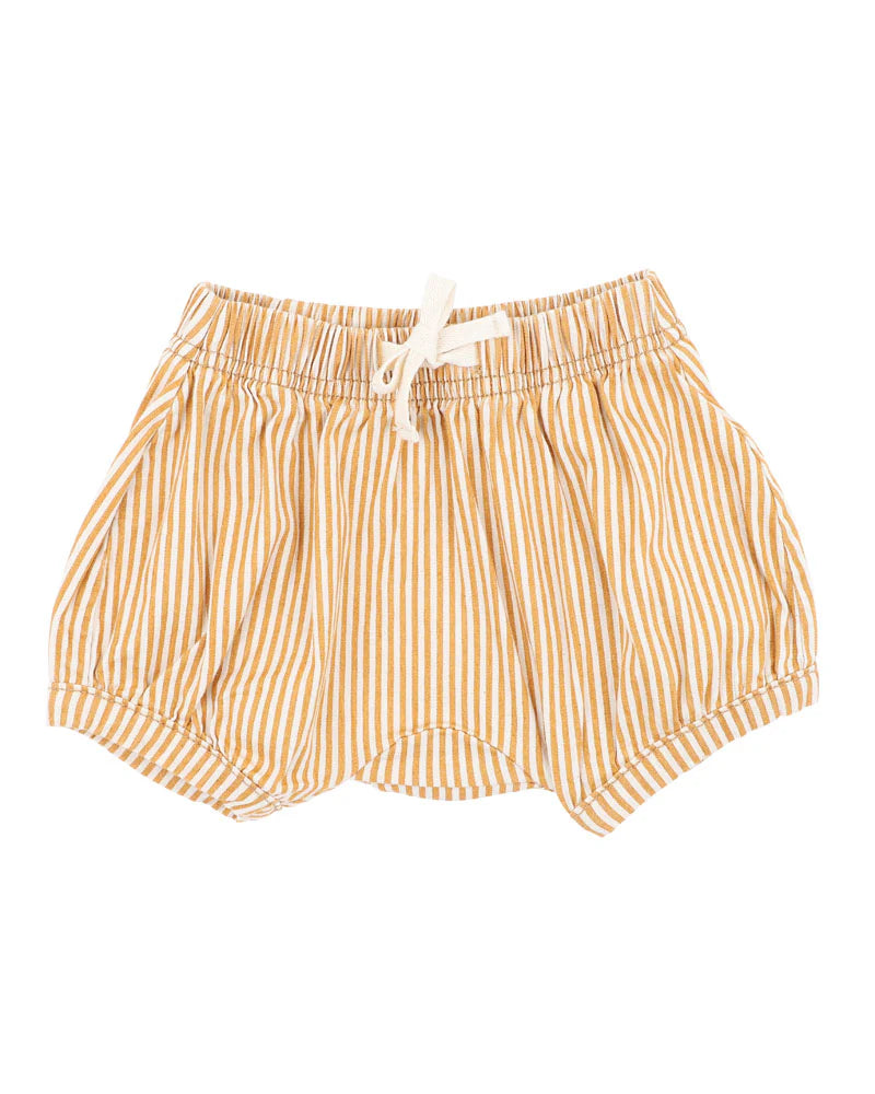Wildlings Stripe Bloomers- Mustard Stripe